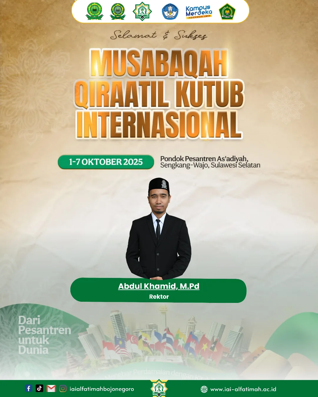 IAI Al-Fatimah Bojonegoro Dukung Musabaqah Qiraatil Kutub Internasional 2025