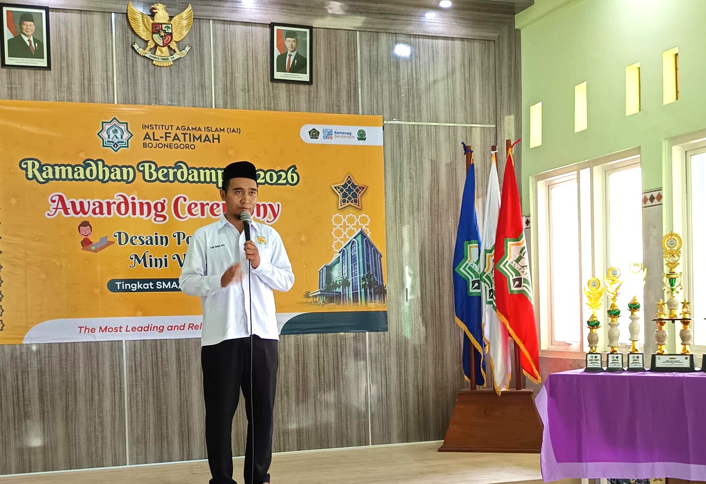 Pembukaan Awarding Ceremony Lomba Desain Poster dan Mini Vlog tingkat SMA, rentetan dari Ramadhan Berdampak 2026